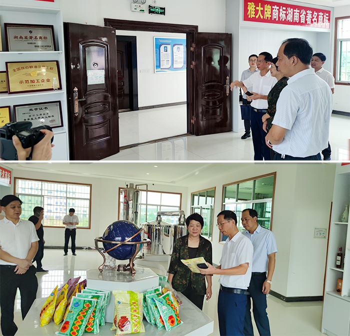 市政協(xié)副主席、市科技局局長(zhǎng)魏秋云一行領(lǐng)導(dǎo)正在雅大參觀調(diào)研1