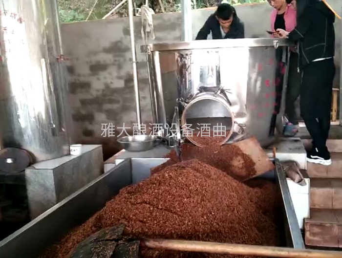 3.11熟料釀酒設(shè)備做酒，酒糟養(yǎng)豬