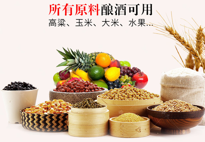 4.15糧食、水果、紅薯多原料可用釀酒設(shè)備