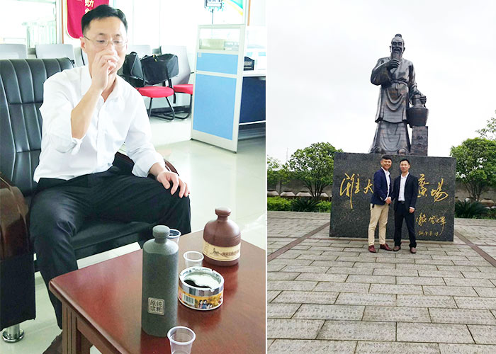 12.7雅大技術蔣總監(jiān)幫忙現(xiàn)場品酒